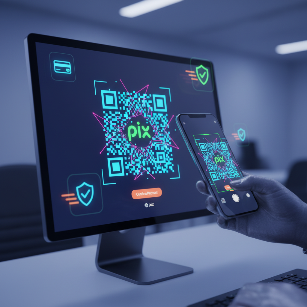 Pix QR Code Dinâmico se Torna Padrão para Compras Online: Fim da Digitação Manual de Chaves