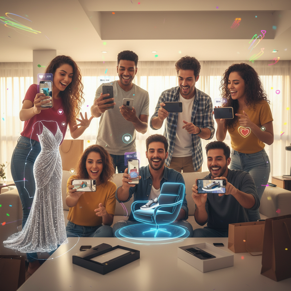 Explosão do 'Live Commerce Interativo' com Realidade Aumentada: Marketplaces Apostam em Shows de Vendas Imersivos