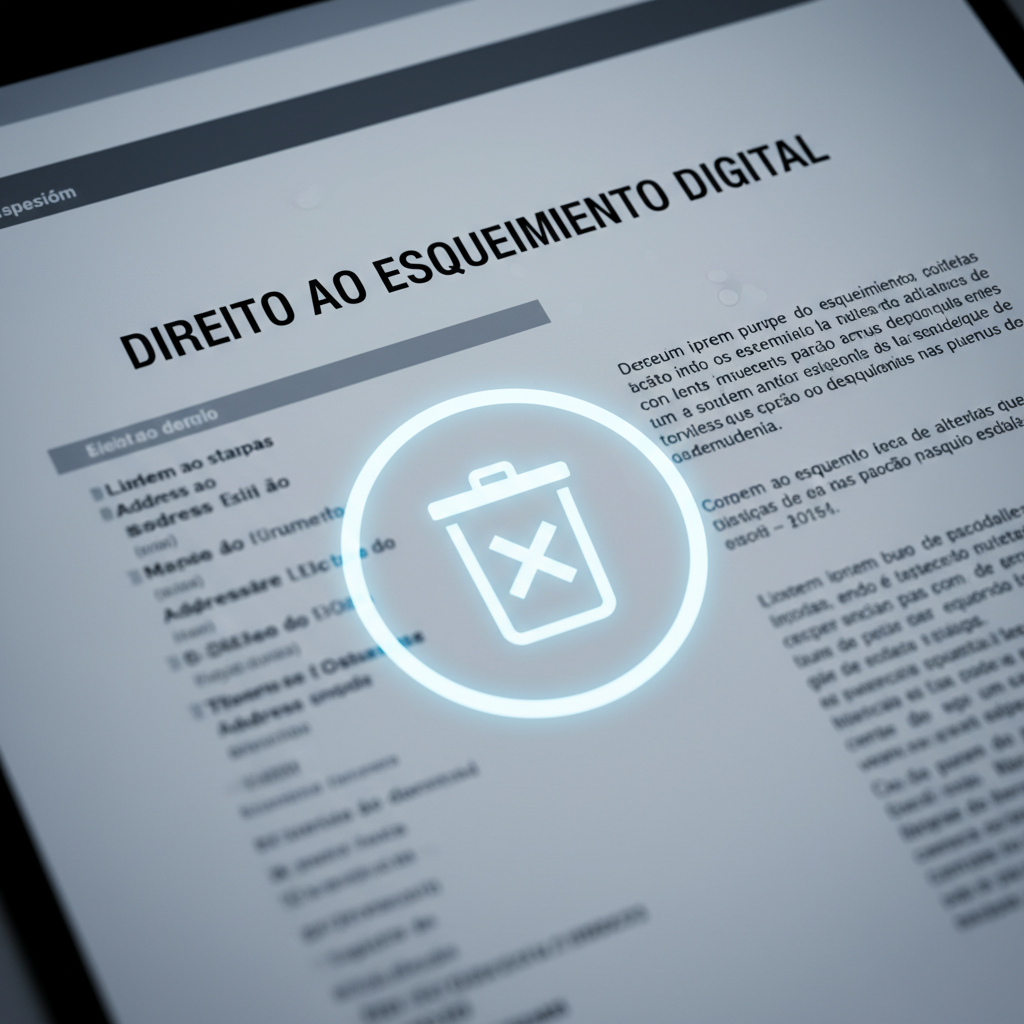 Nova Legislação 'Direito ao Esquecimento Digital': Impacto nos Dados de Consumidores e Vendedores em Marketplaces