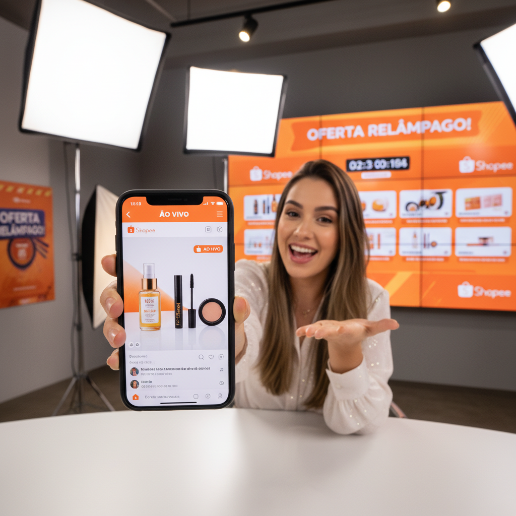 Shopee Lança 'Shopee Live Creators': Programa de Incentivo a Micro-Influenciadores para Vendas ao Vivo