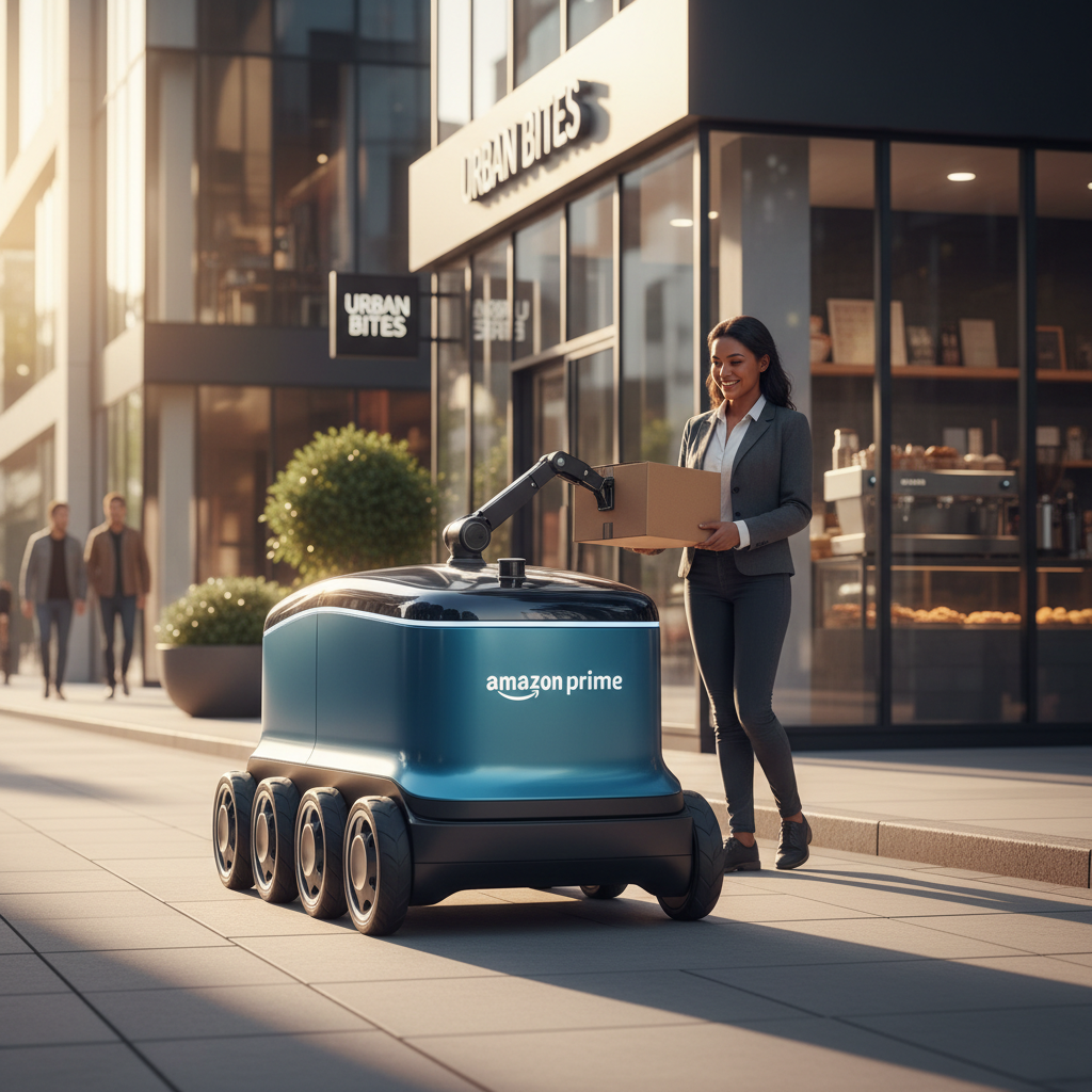 Amazon Brasil Expande Programa 'Seller Flex' com Robótica Autônoma em Centros Urbanos
