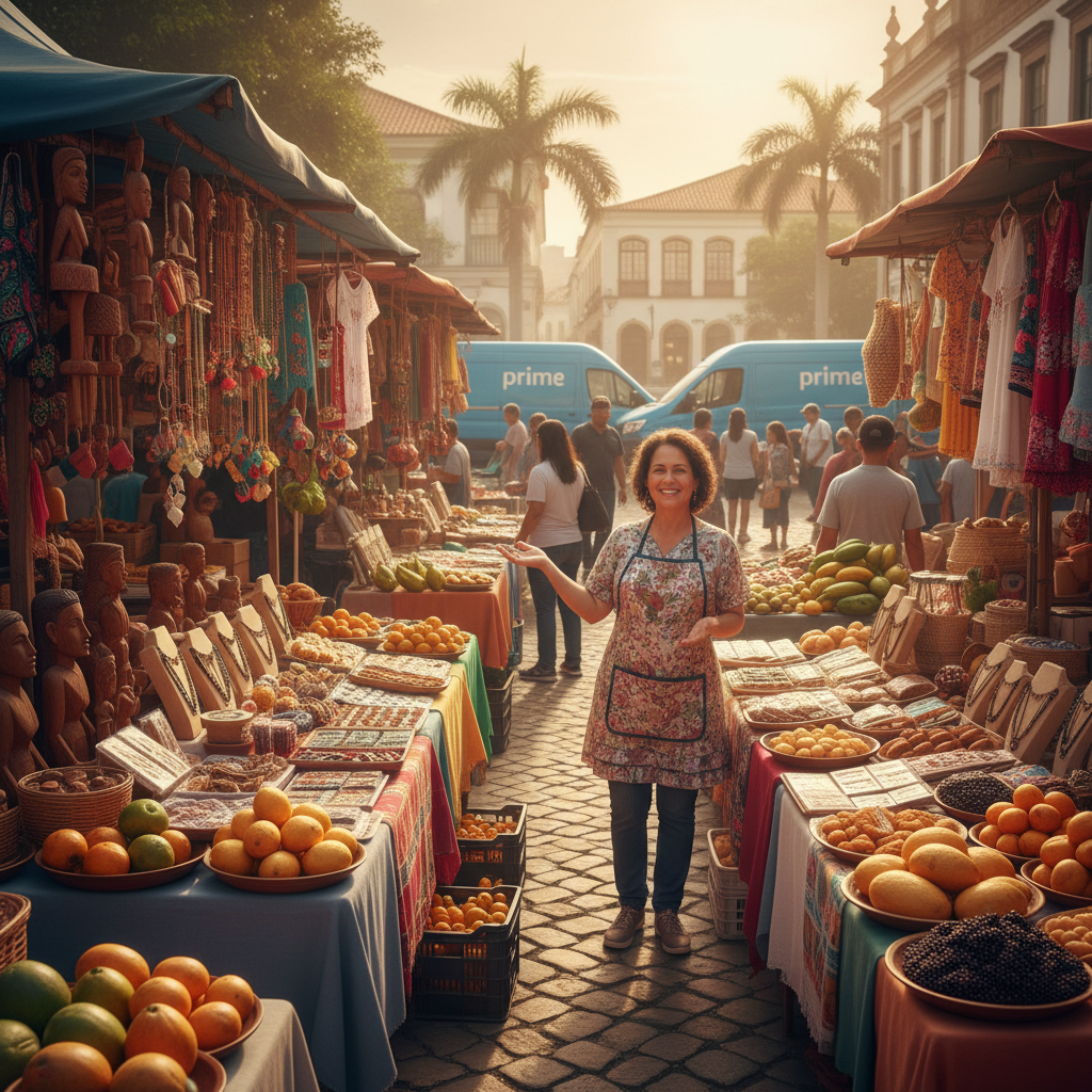 Amazon Brasil Anuncia 'Prime Day Local': Foco em Produtos Regionais e Pequenos Vendedores com Entrega Rápida