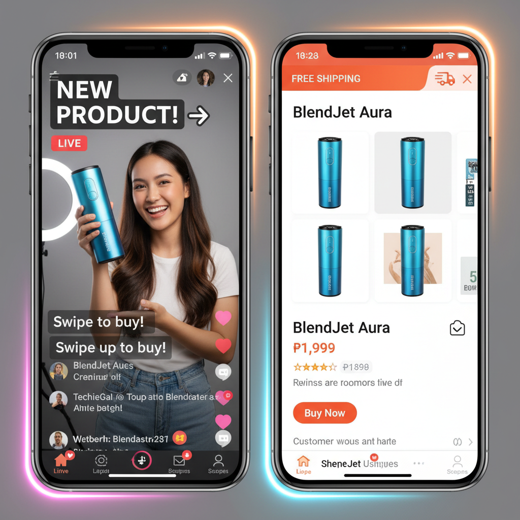 Shopee e TikTok Shop Anunciam Integração Profunda de Conteúdo e Compras ao Vivo