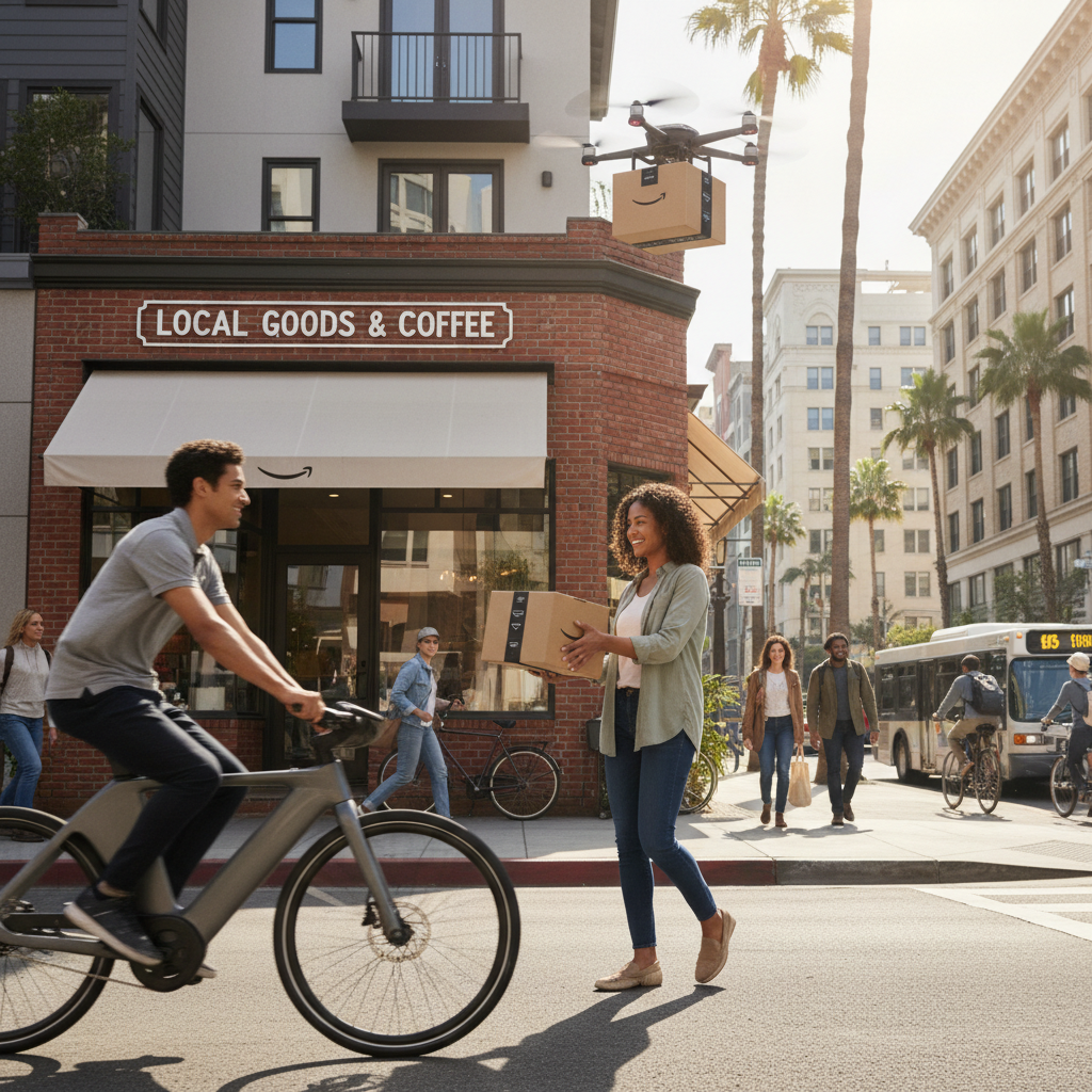 Amazon Brasil Lança 'Prime Local': Entrega Ultra-Rápida em 1 Hora para Produtos de Pequenos Comerciantes Locais