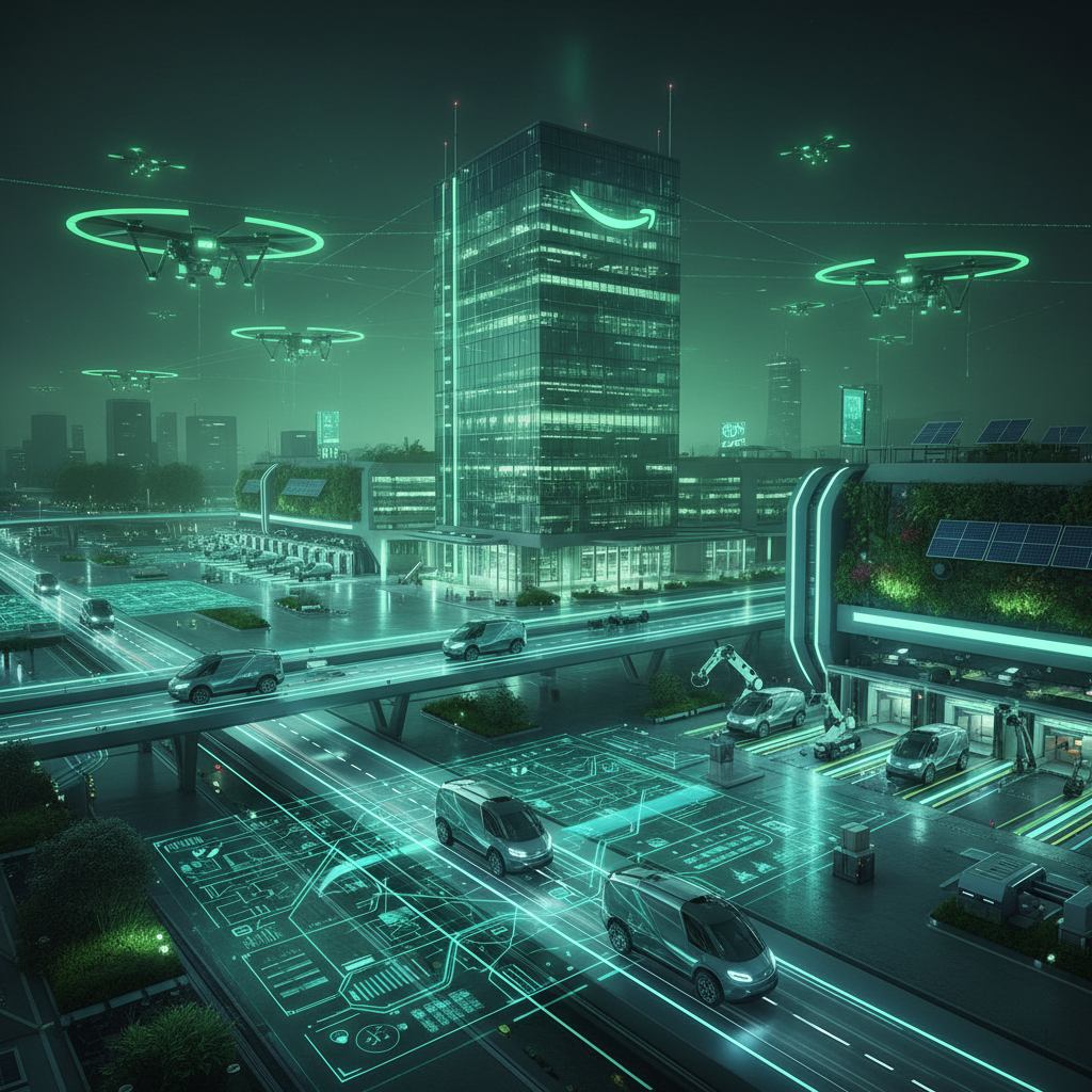 Amazon Brasil Anuncia 'Project GreenRoute': IA Otimiza Logística para Reduzir Emissões e Prazos de Entrega