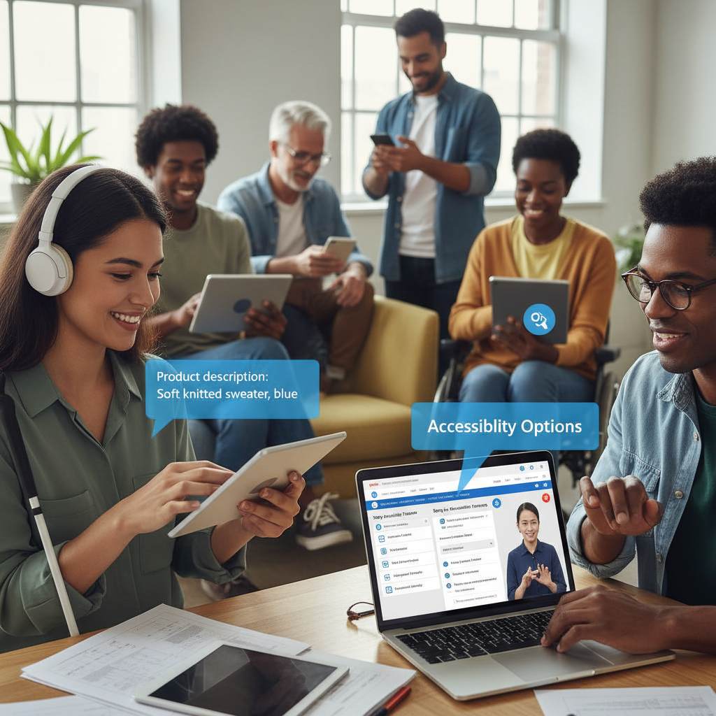 Crescimento do 'E-commerce Inclusivo': Marketplaces Adaptam Plataformas para Pessoas com Deficiência Visual e Auditiva