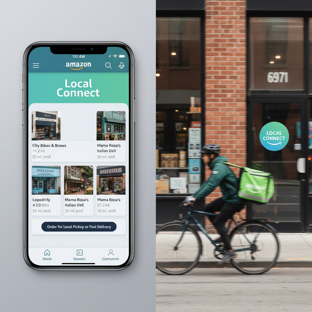 Amazon Brasil Lança 'Amazon Local Connect': Plataforma para Conectar Consumidores a Lojas Físicas Próximas