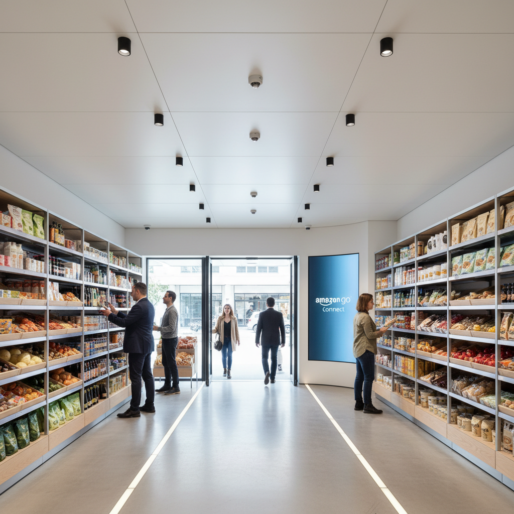 Amazon Brasil Anuncia 'Amazon Go Connect': Tecnologia de Lojas Autônomas Disponível para Varejistas Parceiros