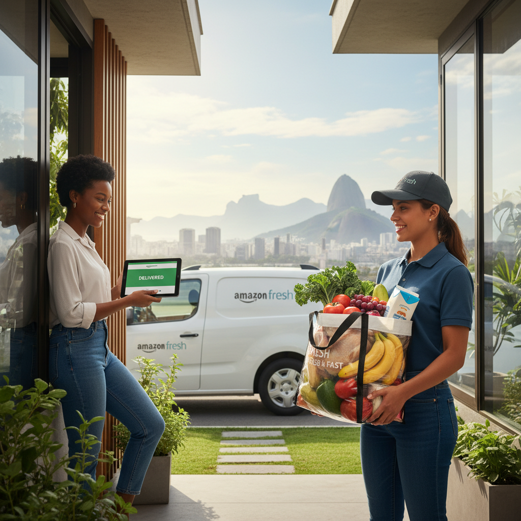 Amazon Brasil Acelera 'Amazon Fresh': Expansão Massiva para Capitais e Foco em Produtos Locais e Orgânicos