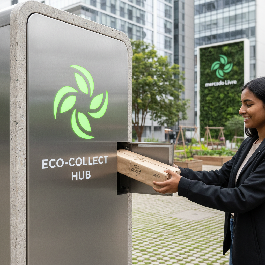 Mercado Livre Lança 'Logística Reversa Verde': Recompensa por Embalagens Sustentáveis e Pontos de Coleta Inteligentes