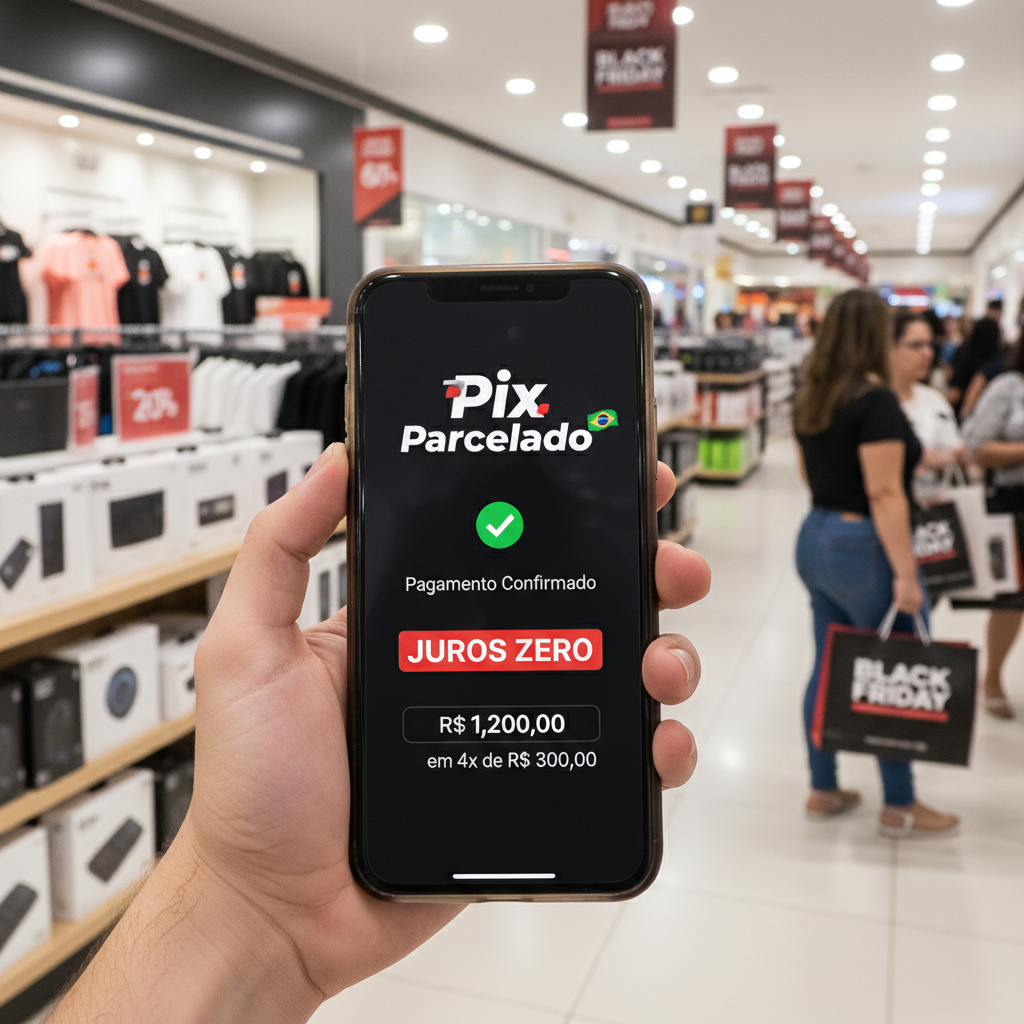 Pix Parcelado com Juros Zero por Bancos Digitais Domina Black Friday 2026 e Ameaça Cartões de Crédito