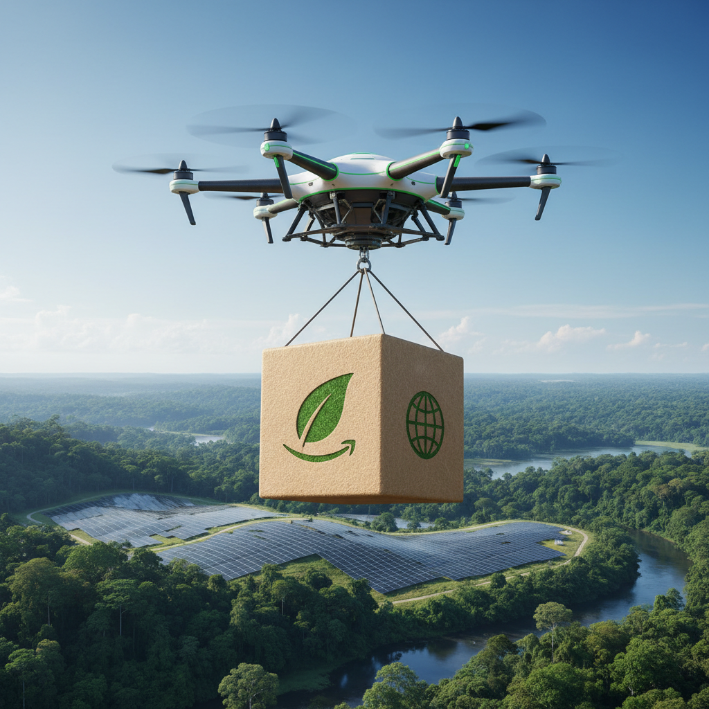 Amazon Brasil Anuncia 'Prime Sustentável': Nova Opção de Frete com Zero Emissão de Carbono e Embalagens Biodegradáveis