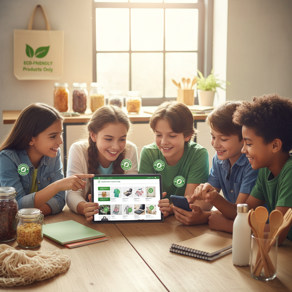 Geração Alpha Impulsiona E-commerce de 'Produtos Sustentáveis': Marketplaces Adaptam Catálogos e UX