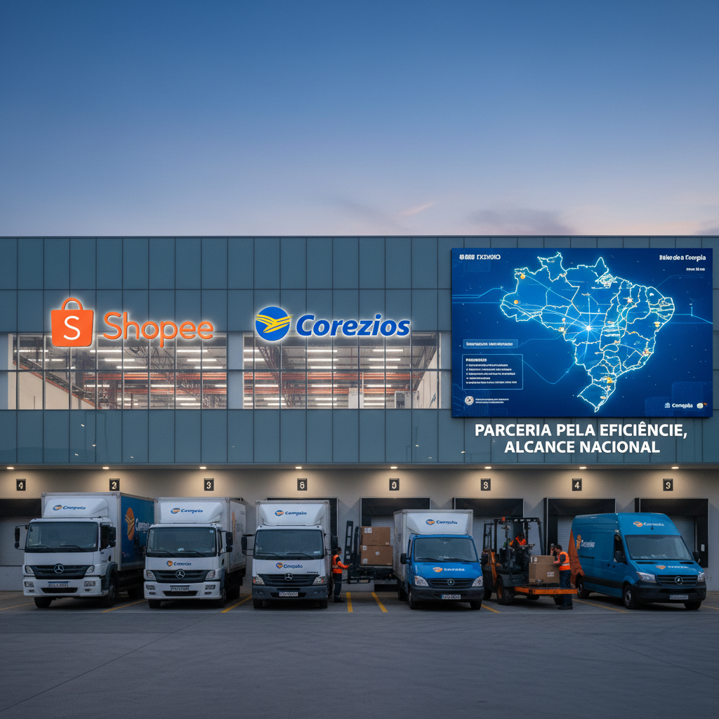 Shopee e Correios Anunciam 'Logística Compartilhada': Nova Estratégia para Interiorização do E-commerce