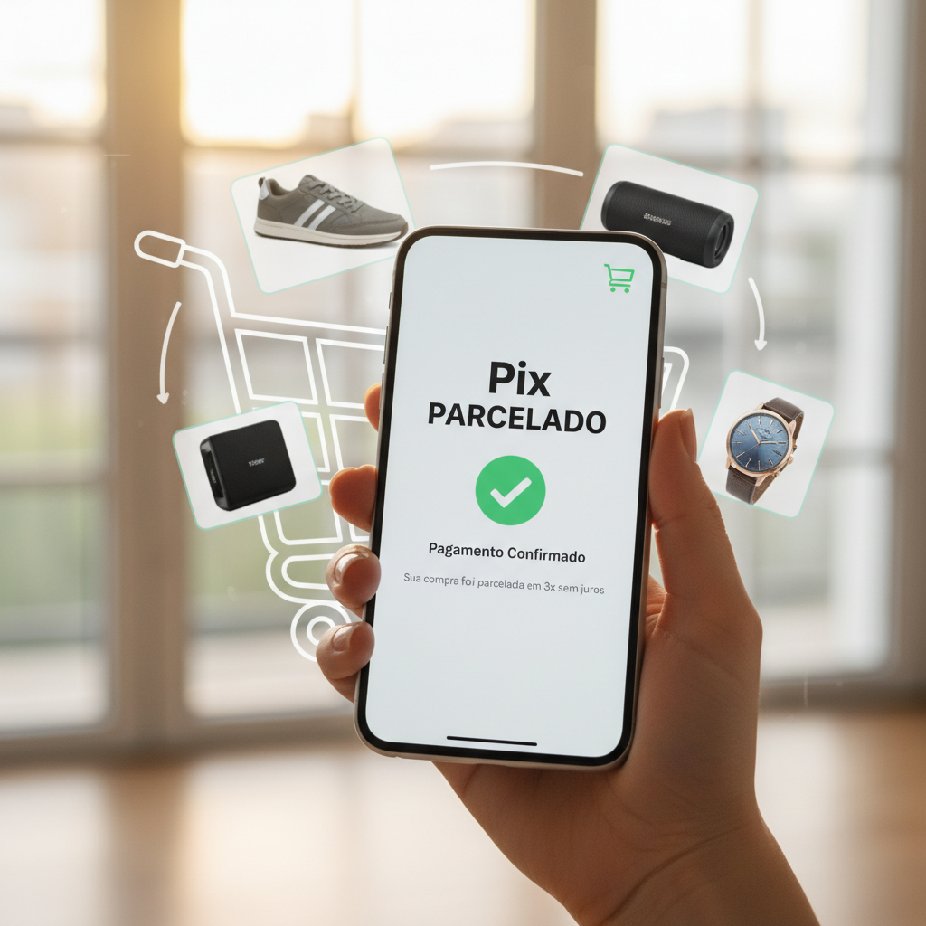 Pix Parcelado Vira 'Novo Cartão de Crédito': Dados Revelam Domínio em Compras Acima de R$500 no E-commerce
