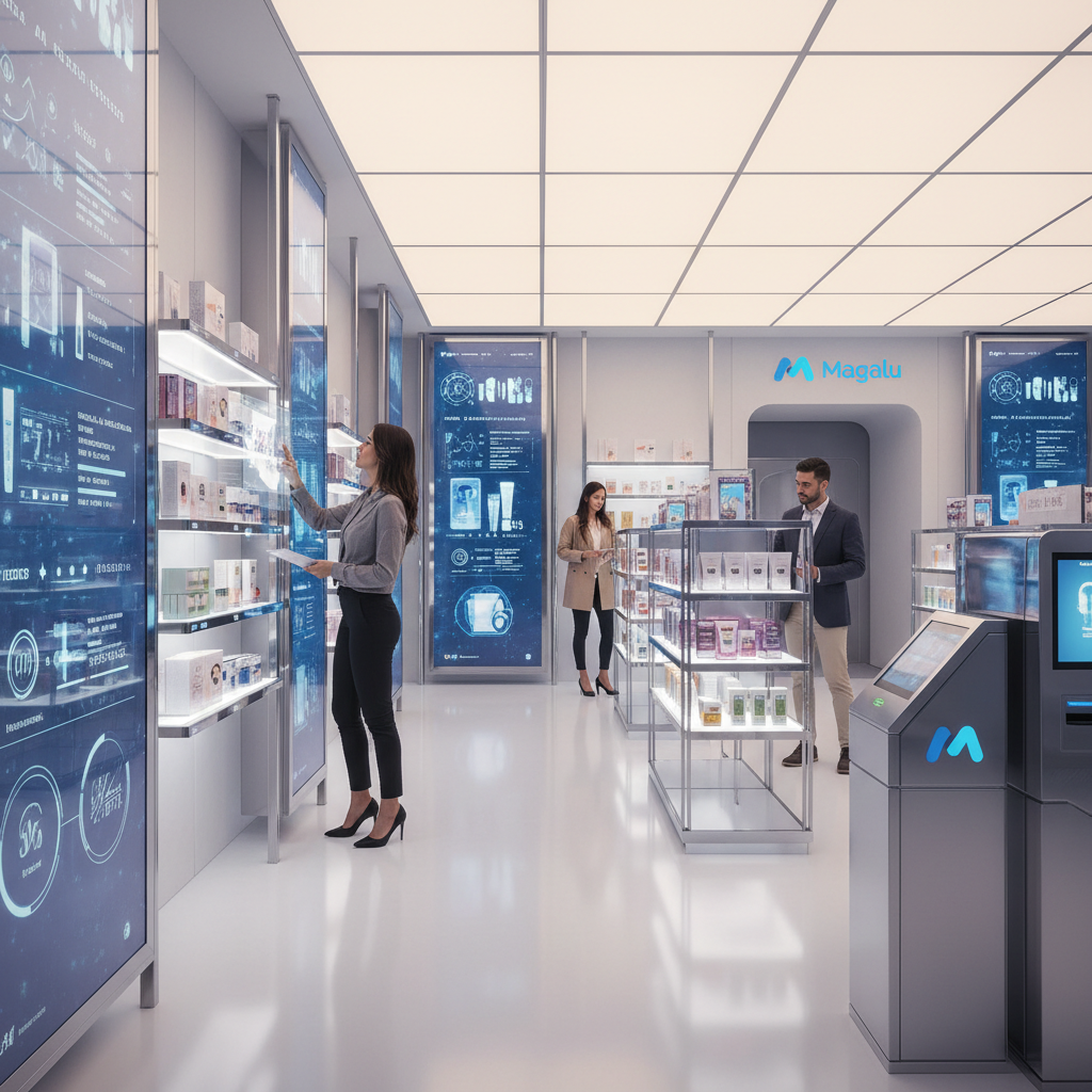 Magalu Aposta em 'Lojas Autônomas' com IA para Expansão em Cidades Médias e Pequenas