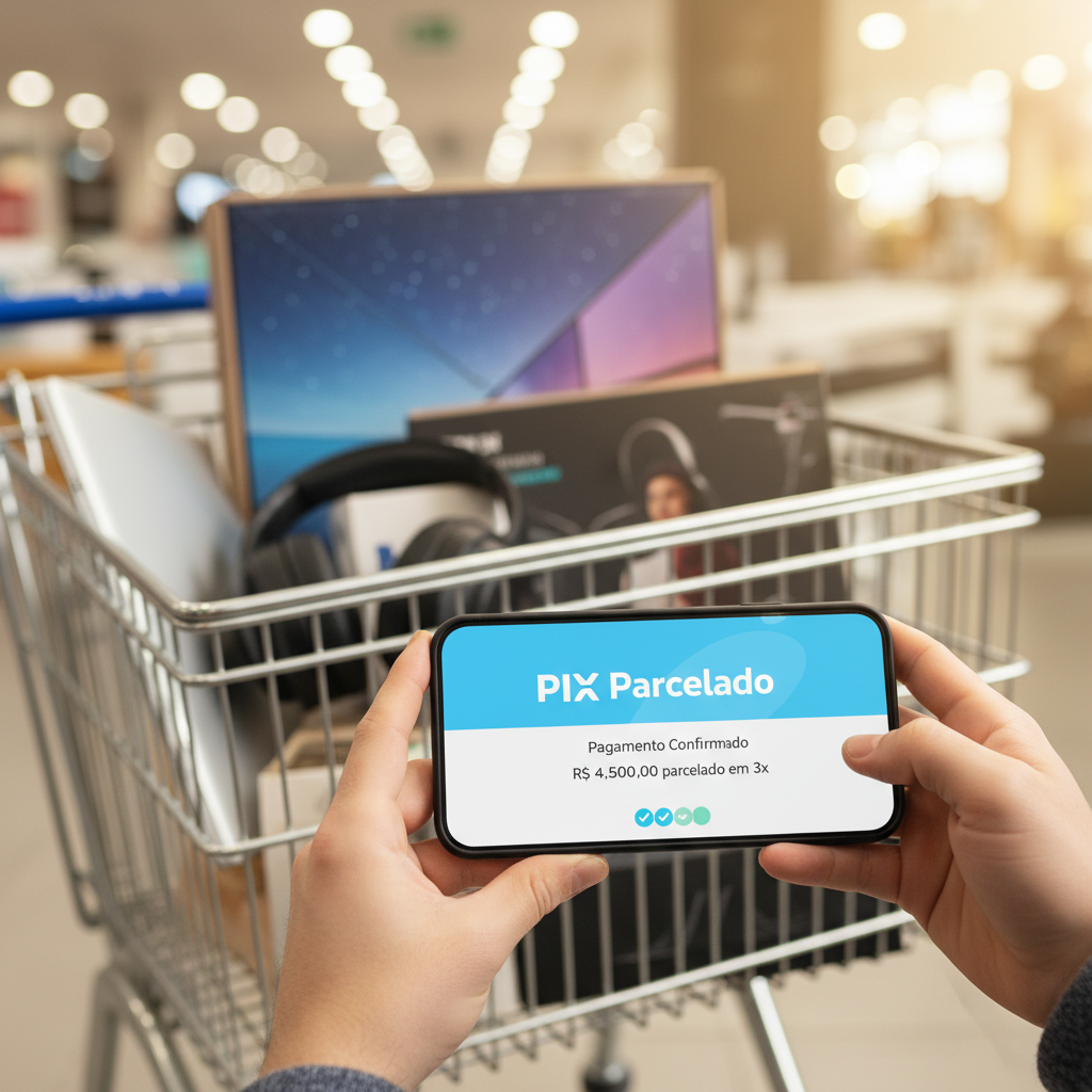 PIX Parcelado Vira 'Carro-Chefe' de Vendas de Alto Valor: Marketplaces Registram Crescimento Exponencial em 2026