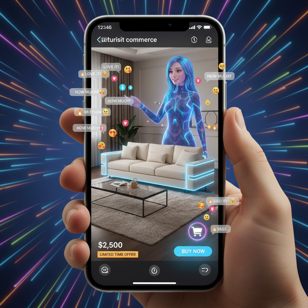 Shopee Brasil Aposta em 'Live Commerce 3.0': Integração de Realidade Aumentada e Influenciadores Virtuais em Transmissões