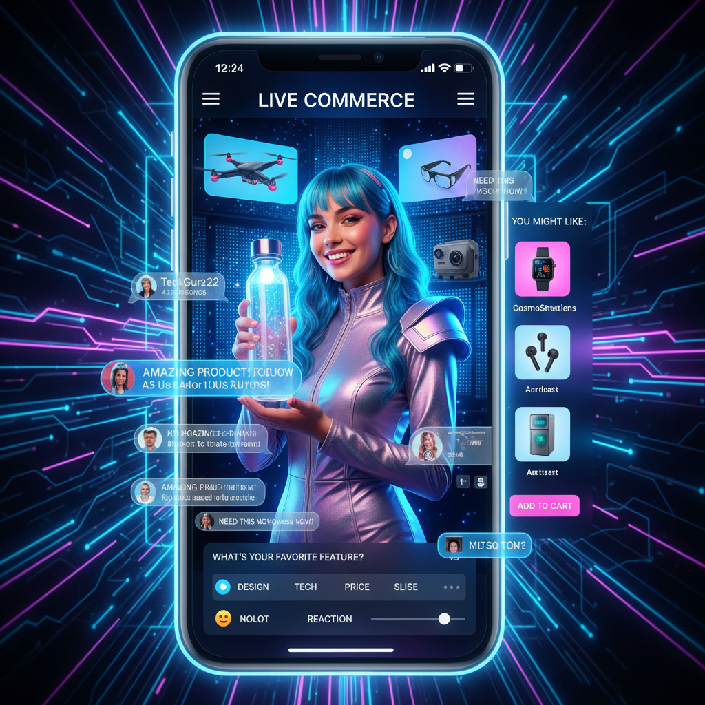 Shopee Brasil Aposta em 'Live Commerce Interativo' com IA para Engajar Consumidores em Tempo Real