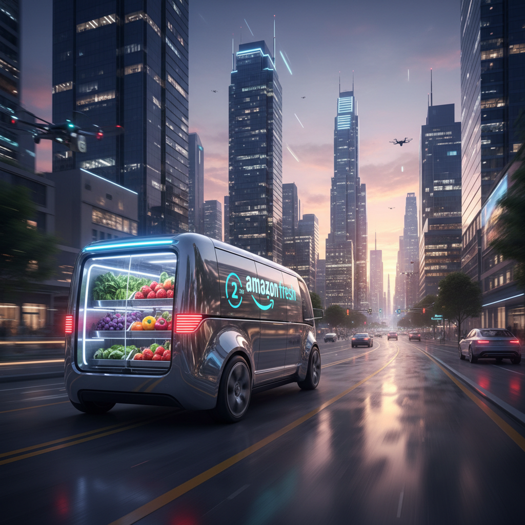 Amazon Brasil Anuncia 'Prime Fresh': Entregas de Supermercado em Até 2 Horas Expande para Capitais
