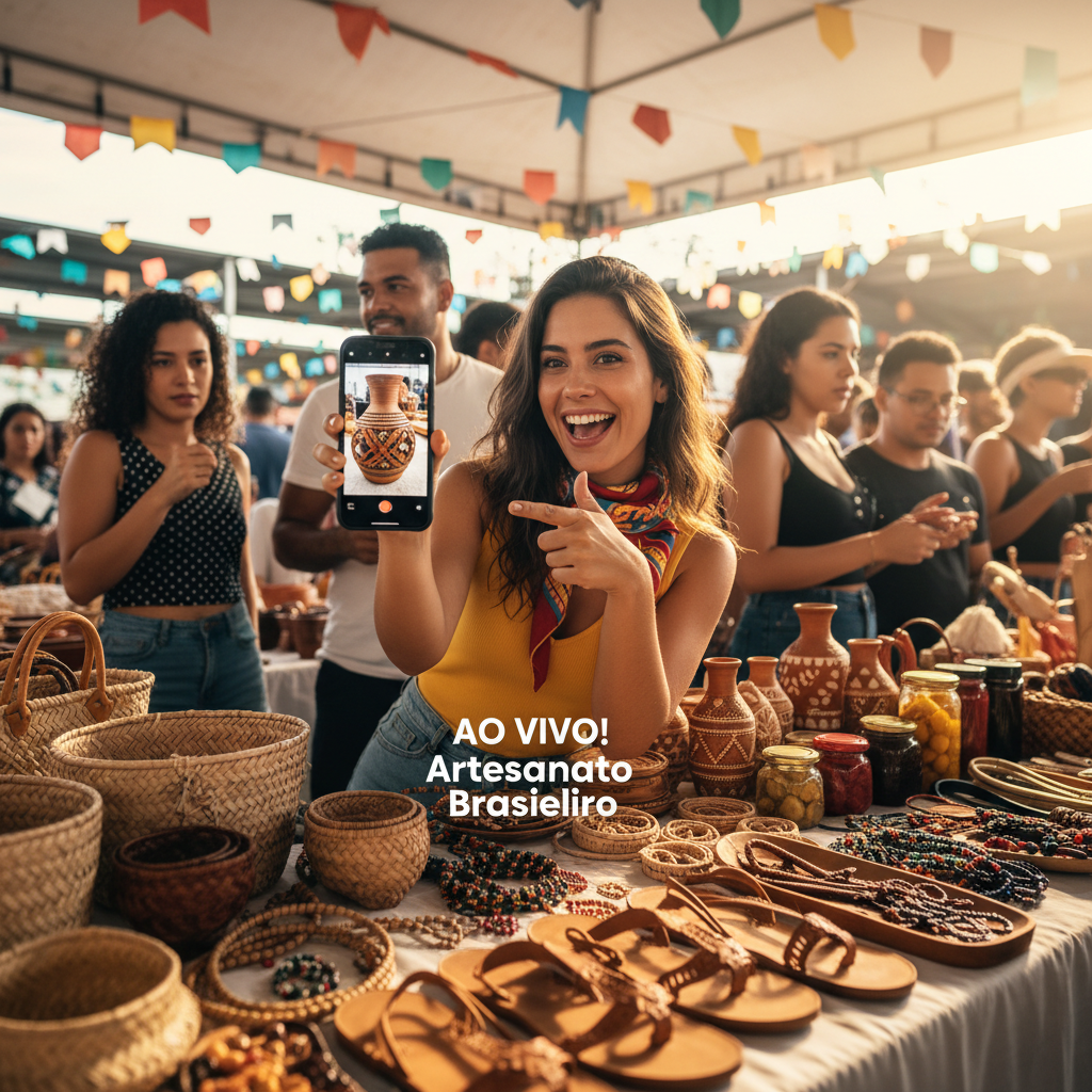 Shopee Impulsiona 'Live Commerce Regional': Eventos ao Vivo com Influenciadores Locais Focam em Produtos Artesanais e PMEs