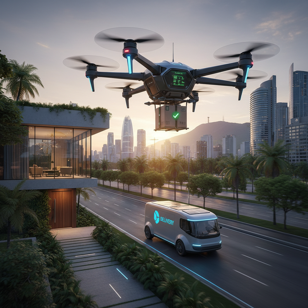Magalu Revoluciona Logística com 'Entrega por Vizinhança': Drones e Carros Autônomos em Testes Avançados
