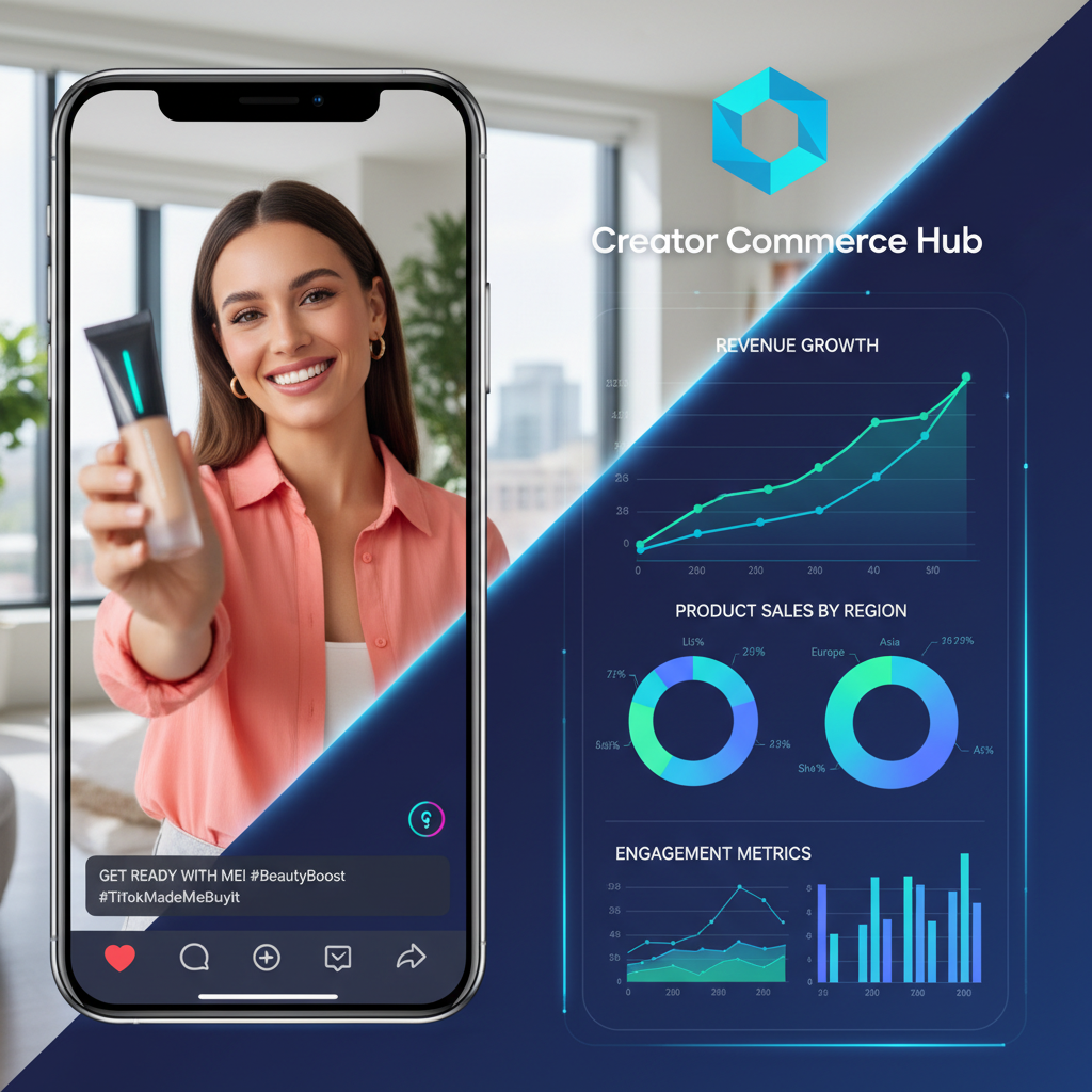 TikTok Shop Brasil Lança 'Creator Commerce Hub': Plataforma para Monetização Direta de Influenciadores e Marcas
