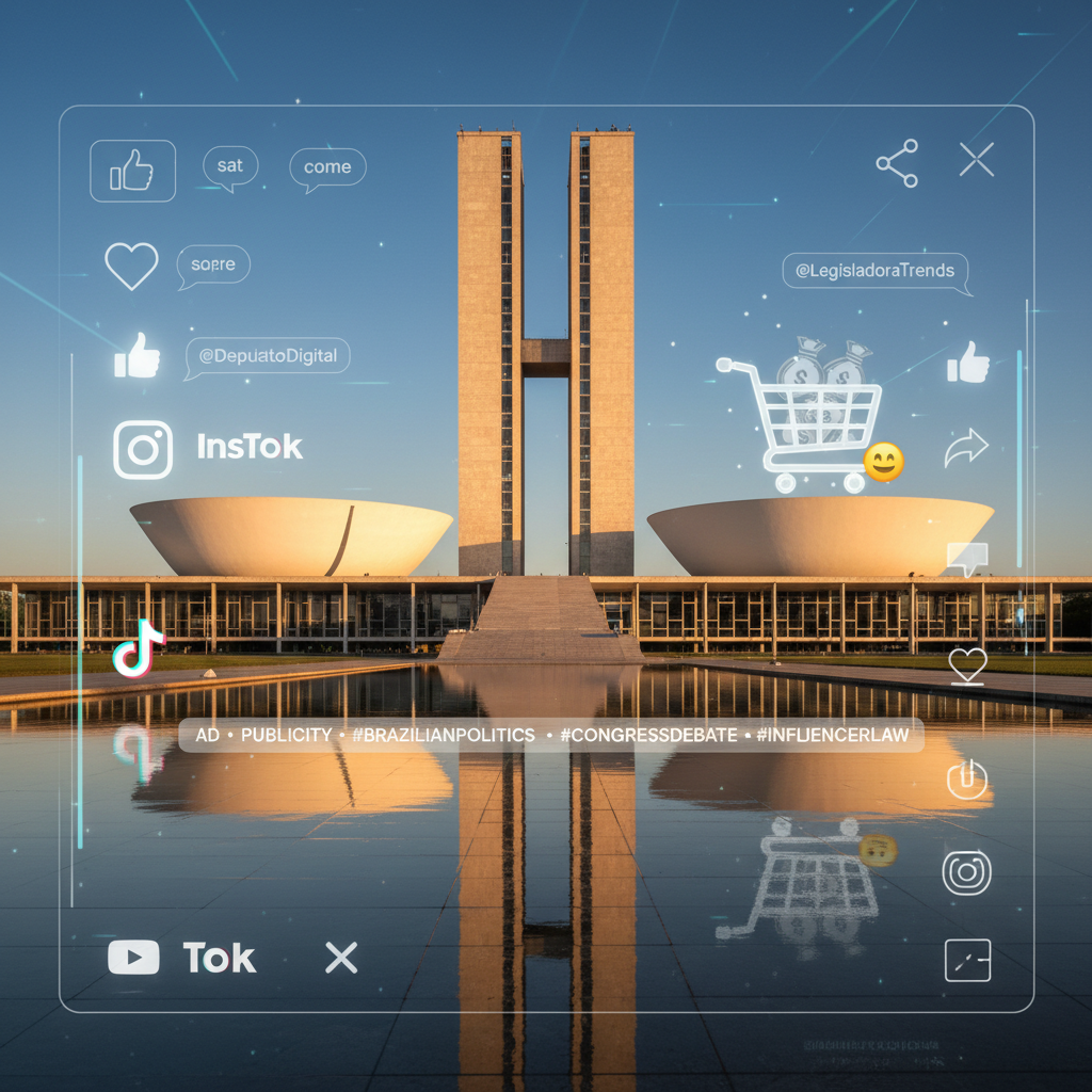 PL da 'Taxa do Influenciador Digital' Aquece Debate no Congresso e Pode Impactar Vendas Online