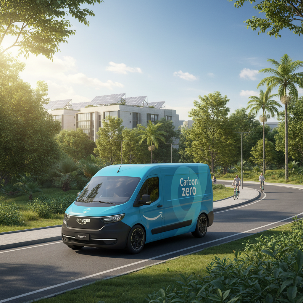 Amazon Brasil Lança 'Logística Verde Prime': Entregas Carbono Zero e Embalagens Biodegradáveis em Todas as Capitais