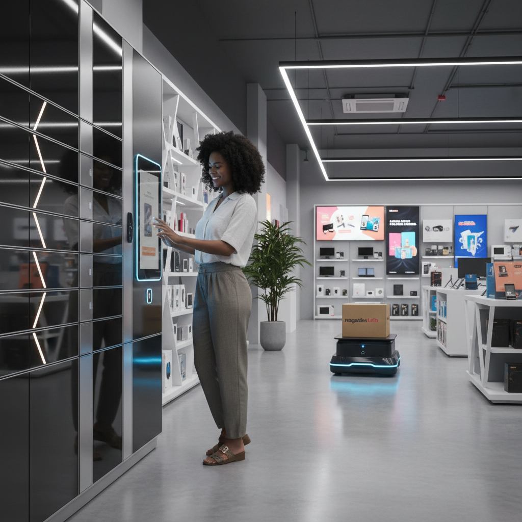 Magalu Revoluciona o 'Retira na Loja': Robôs Autônomos e Lockers Inteligentes Reduzem Tempo de Espera para 30 Segundos