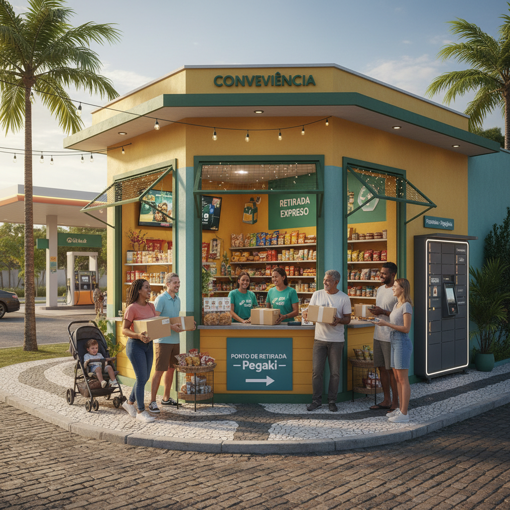 Marketplaces Ampliam 'Retira Rápido' para 2.000 Cidades com Parceria em Lojas de Bairro e Postos de Combustível