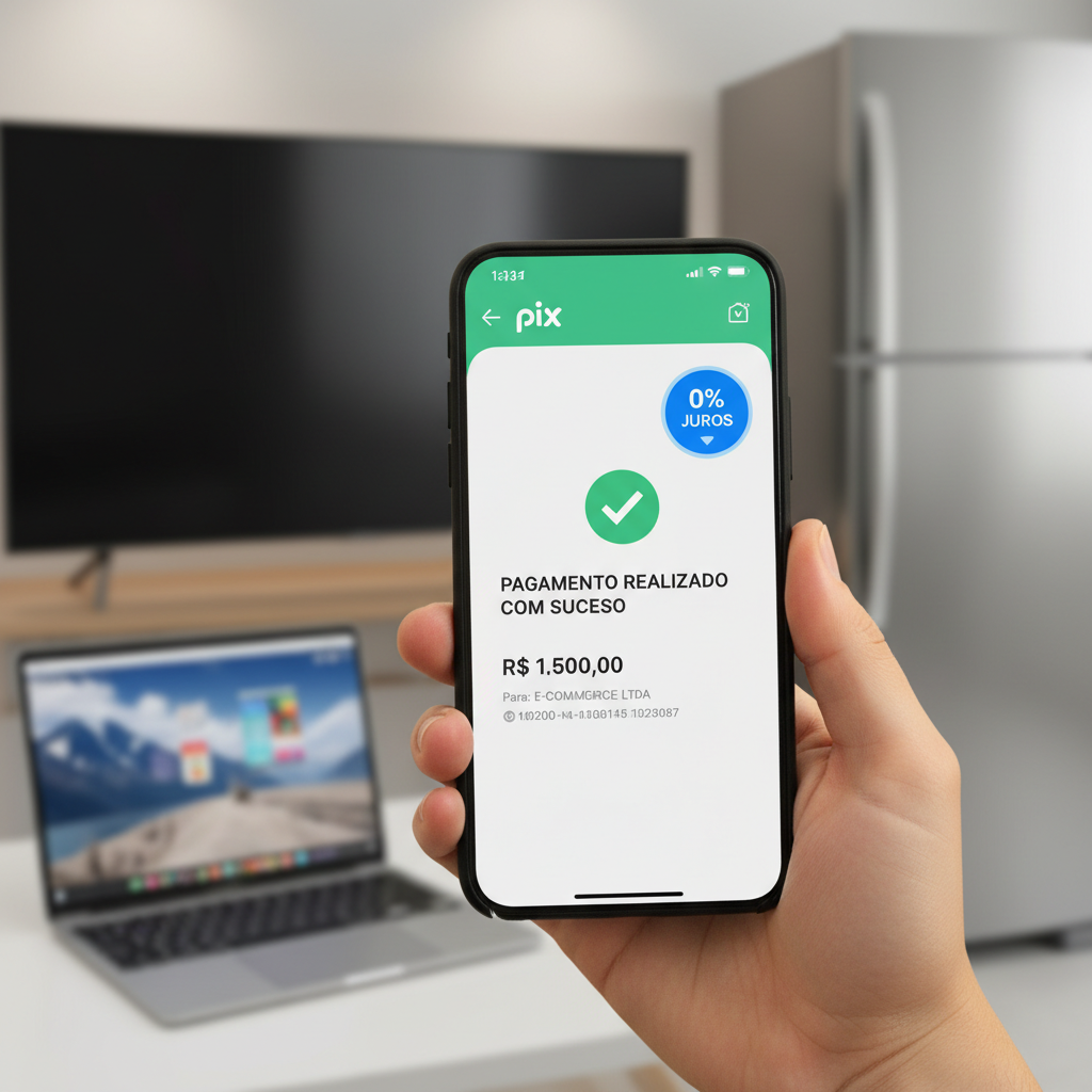 PIX Parcelado com Juros Zero para Compras Acima de R$1.000 Vira Febre e Impulsiona Vendas de Produtos Duráveis