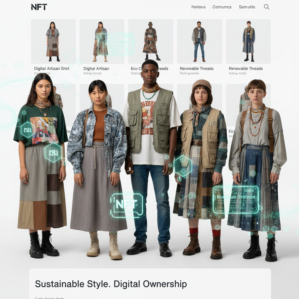 E-commerce de Moda Sustentável Atinge Novo Pico: Marketplaces Lançam 'Moda Circular' com Certificação por NFT