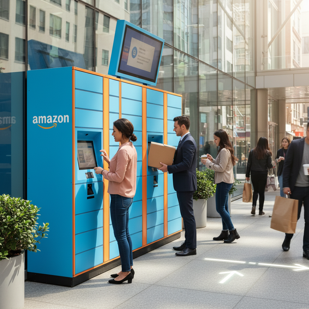 Amazon Brasil Acelera 'Last Mile' com Parceria em Redes de Armários Inteligentes (Lockers)