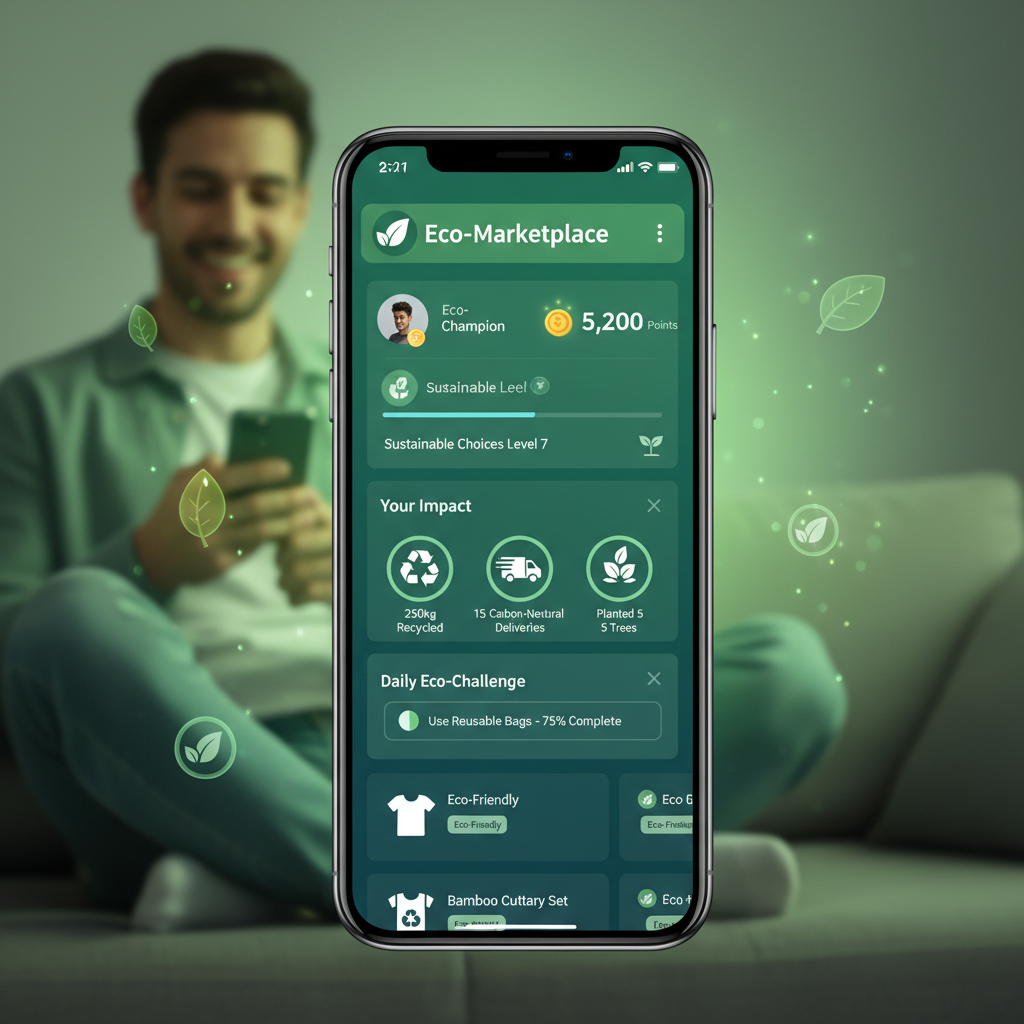 Marketplaces Adotam 'Gamificação de Sustentabilidade': Consumidores Ganham Recompensas por Escolhas Verdes