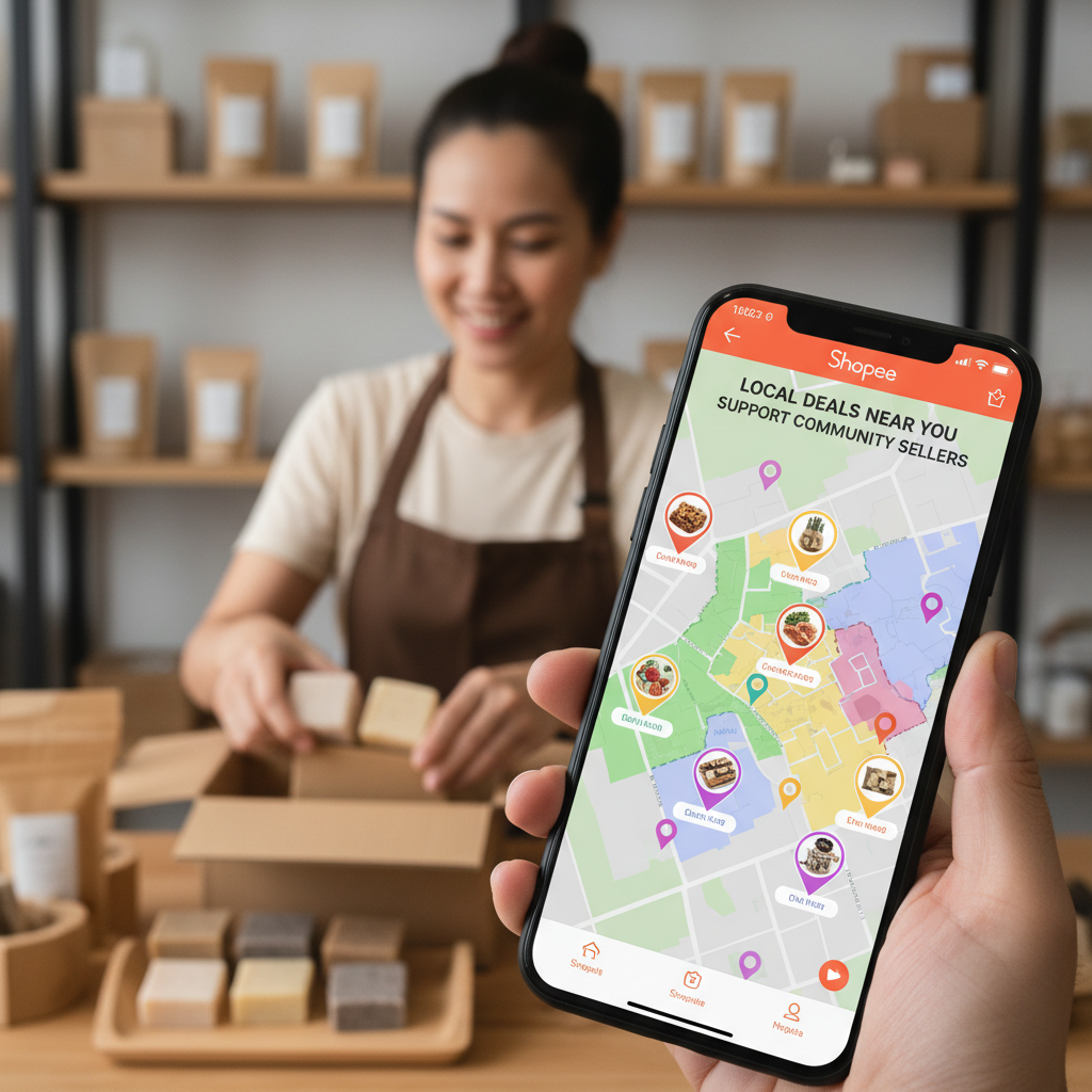 Shopee Expande 'Shopee Ads Local': Ferramentas de Marketing Georreferenciado para Pequenos Vendedores