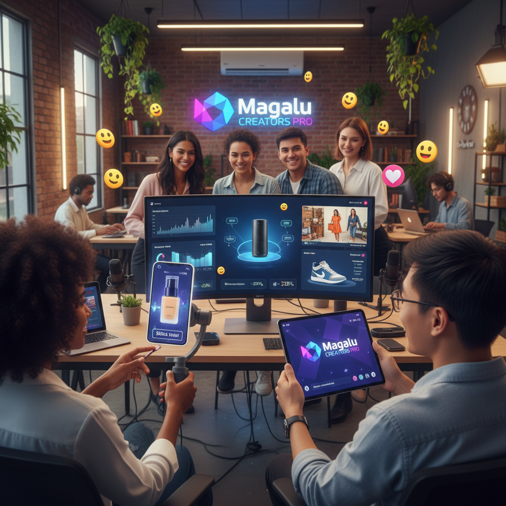 Magalu Anuncia 'Magalu Creators Pro': Programa de Monetização Avançada para Influenciadores e Conteúdo de Vendas