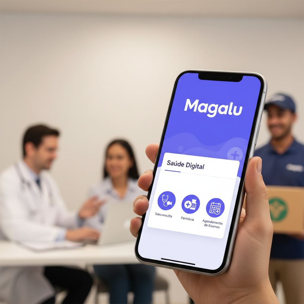 Magalu Lança 'Magalu Saúde Digital': Integração de Teleconsultas e Farmácia Online com Entrega Expressa