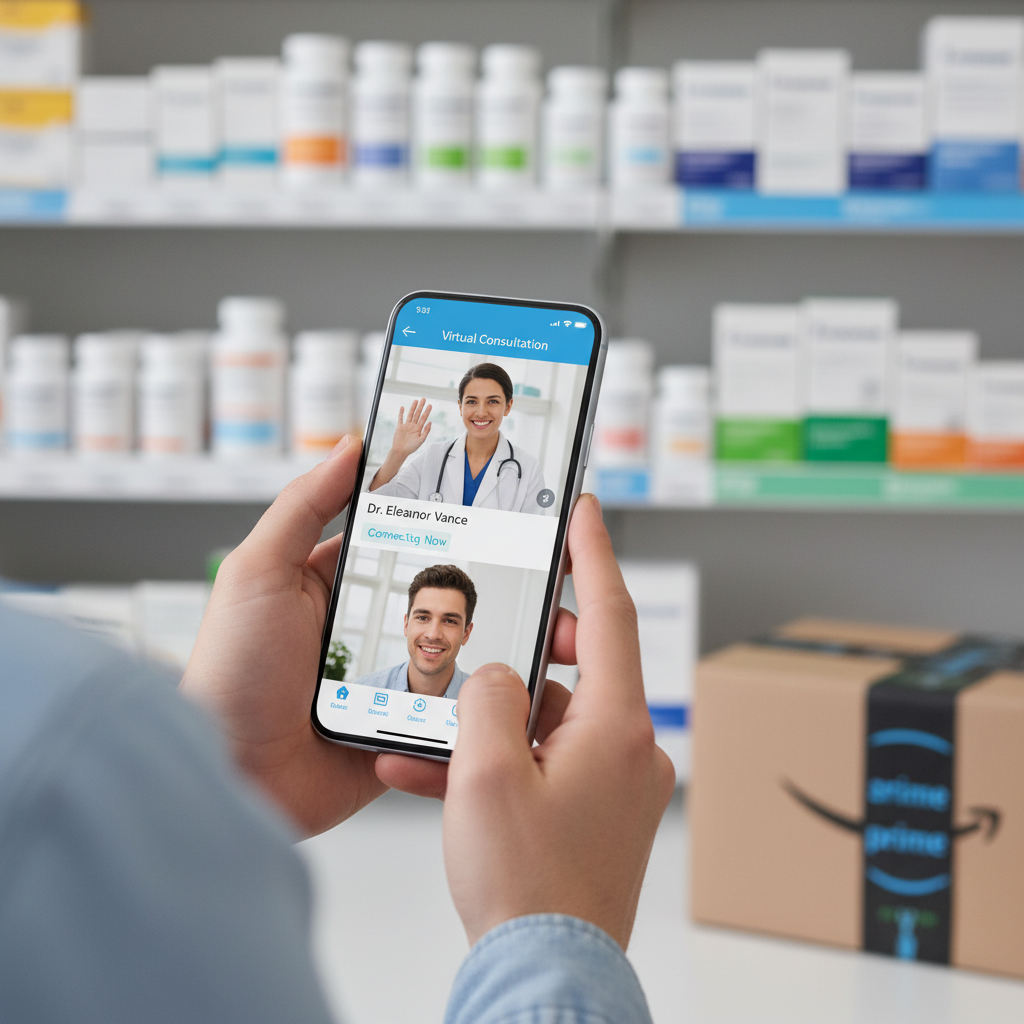 Amazon Brasil Lança 'Prime Saúde+': Expansão para Serviços de Telemedicina e Farmácia Digital com Entrega Expressa