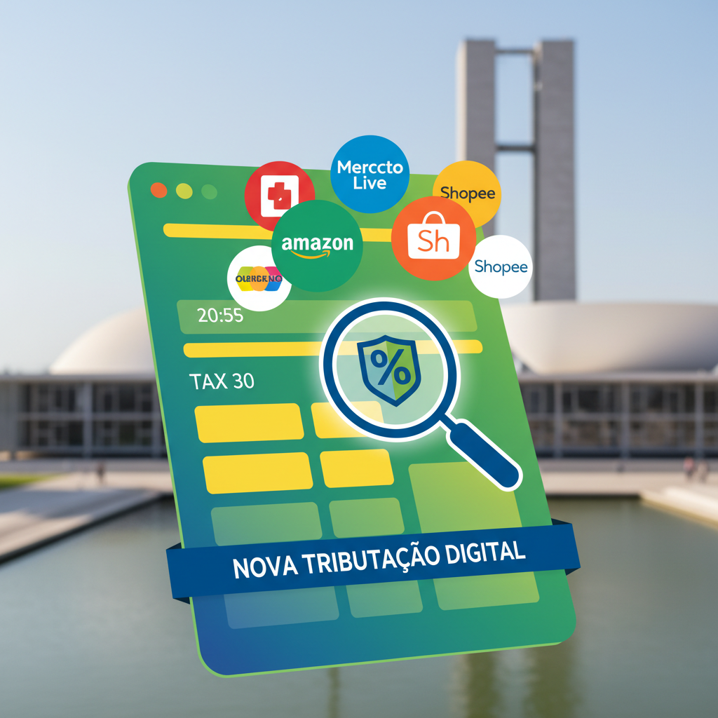 PL do 'Imposto Digital Justo' Gana Força no Congresso: Marketplaces e Gigantes Tech em Alerta Máximo