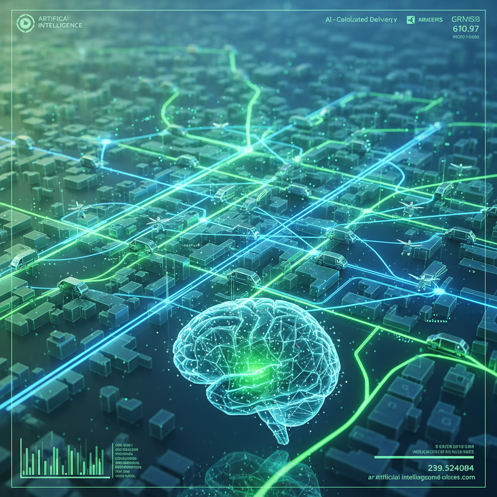 Inteligência Artificial na Logística de Última Milha: Marketplaces Adotam 'Rotas Preditivas' para Entregas Sustentáveis