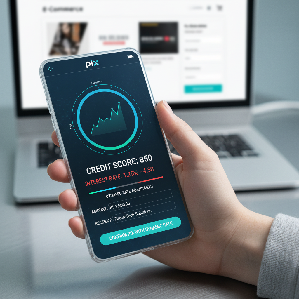 PIX Parcelado 'Flexível': Bancos Lançam Modalidade com Juros Variáveis Baseados no Score de Crédito do Consumidor