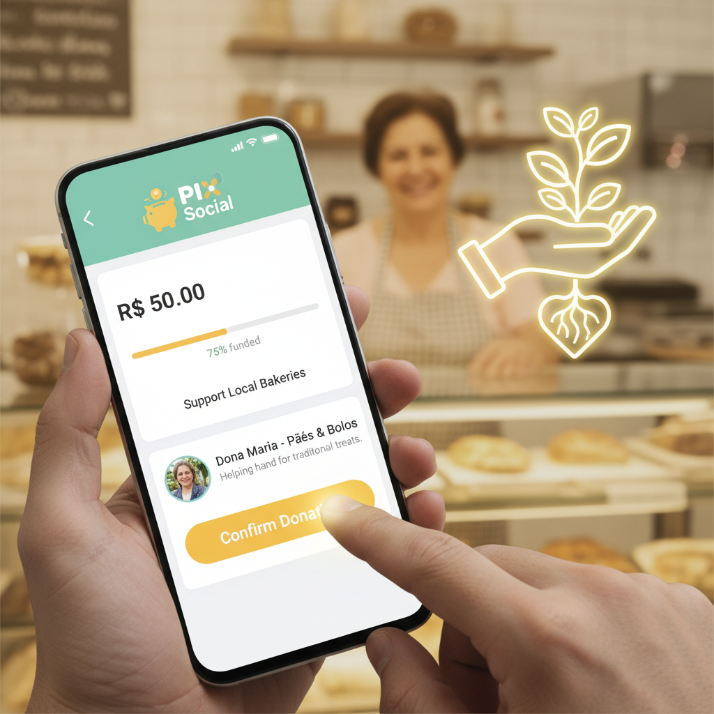 Marketplaces Lançam 'PIX Social': Doações Diretas para Vendedores em Situação de Vulnerabilidade Climática