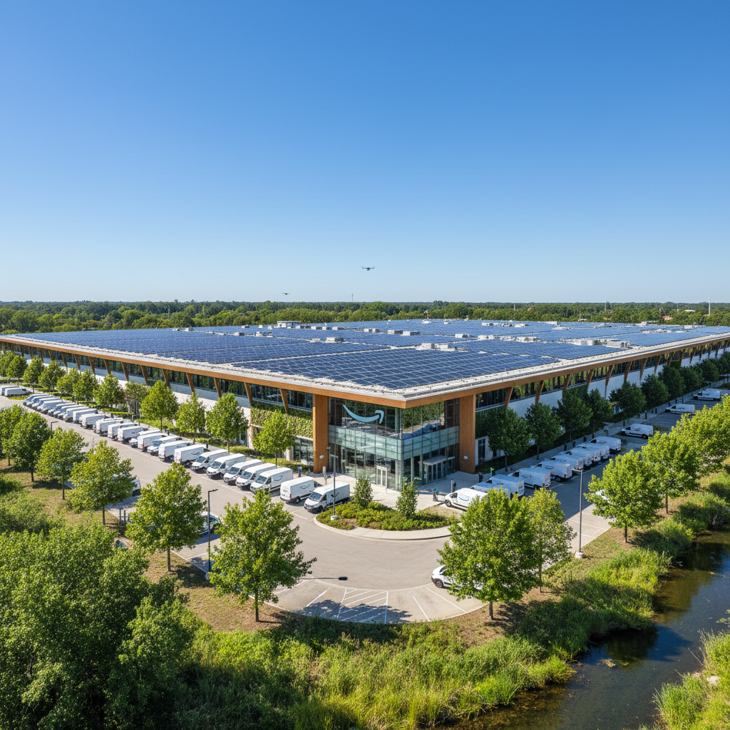 Amazon Brasil Anuncia 'Fulfilment Zero Carbono': Centro de Distribuição Sustentável e Frota Elétrica em Expansão