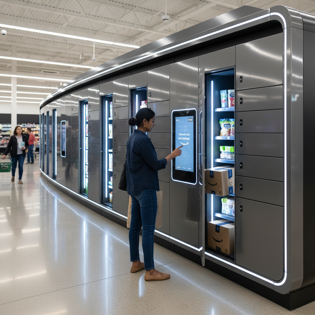 Amazon Brasil Lança 'Amazon Hub Locker Plus': Pontos de Coleta Inteligentes com Refrigeração e Segurança Reforçada