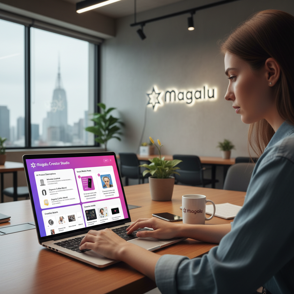 Magalu Lança 'Magalu Creator Studio': Ferramenta de IA Generativa para Criação de Conteúdo de Vendas