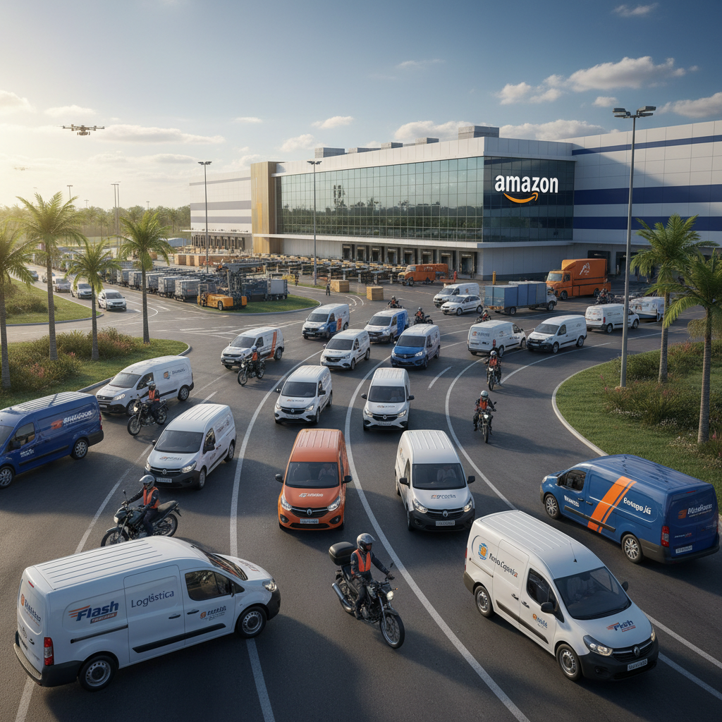 Amazon Brasil Lança 'Amazon Fleet Connect': Plataforma de Logística Colaborativa com Transportadoras Locais