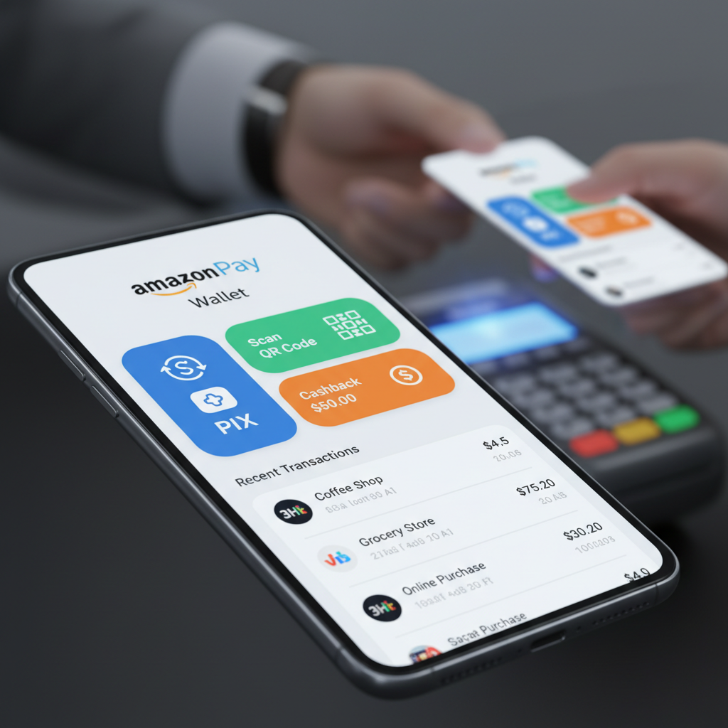 Amazon Brasil Lança 'Amazon Pay Wallet': Carteira Digital Completa com PIX Recorrente e Cashback Exclusivo