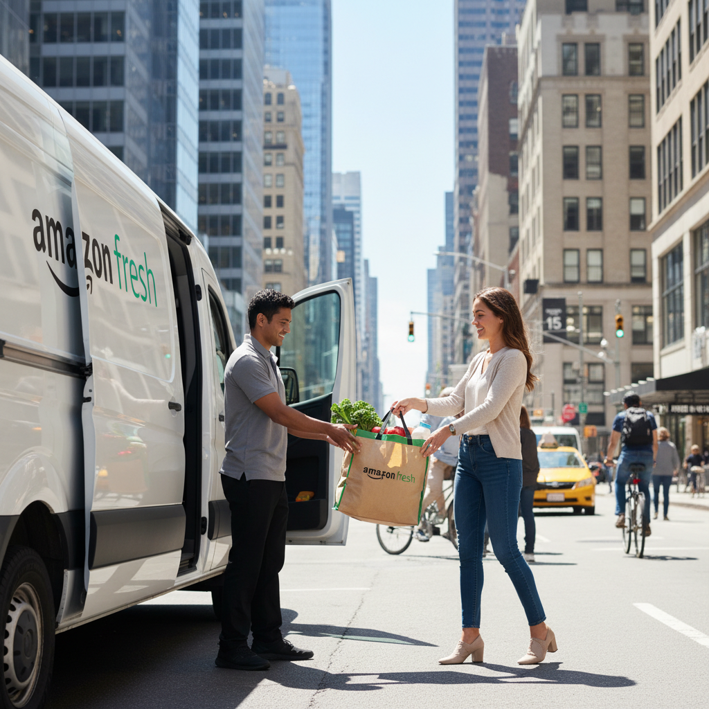 Amazon Brasil Expande 'Amazon Fresh' para 5 Novas Capitais, Acelerando Entregas de Supermercado