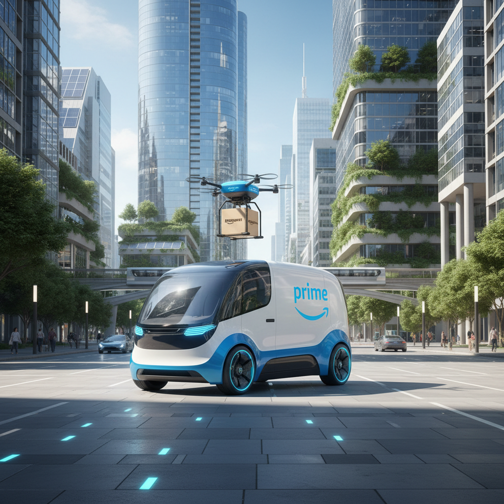 Amazon Brasil Lança 'Amazon Go Logistics': Entregas Autônomas em Centros Urbanos com Veículos Elétricos